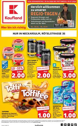 kaufland - Kaufland Prospekt nächste Woche – von Donnerstag 25.06.2026 bis Mittwoch 01.07.2026
