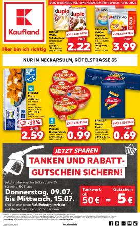 kaufland - Kaufland - Neckarsulm Prospekt nächste Woche – von Donnerstag 09.07.2026 bis Mittwoch 15.07.2026