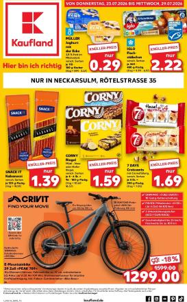 kaufland - Kaufland Prospekt nächste Woche – von Donnerstag 23.07.2026 bis Mittwoch 29.07.2026