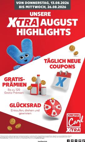 kaufland - Neuer Kaufland - August Highlights Prospekt – von Donnerstag 13.08.2026 bis Mittwoch 26.08.2026