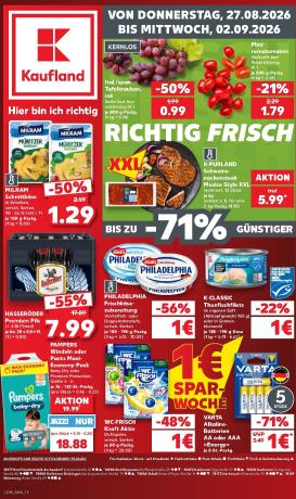 kaufland - Kaufland Prospekt nächste Woche – von Donnerstag 27.08.2026 bis Mittwoch 02.09.2026