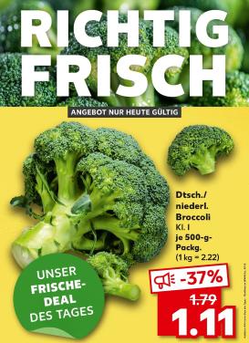 kaufland - Kaufland - Richtig Frisch-Prospekt gültig vom 04.10. bis 04.10.