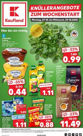 kaufland - Kaufland - Wochenstart-Prospekt gültig vom 27.10. bis 29.10.