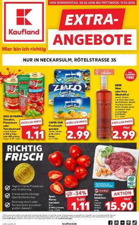kaufland - Kaufland - Neckarsulm-Prospekt gültig vom 05.02.2026 bis 11.02.2026