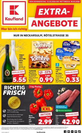 kaufland - Kaufland - Neckarsulm-Prospekt gültig vom 12.03.2026 bis 18.03.2026