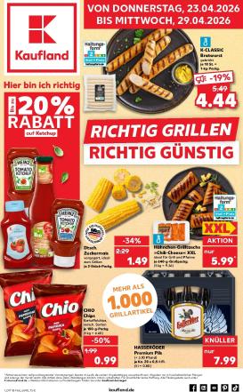 kaufland - Kaufland - Grillen Prospekt nächste Woche – von Donnerstag 23.04.2026 bis Mittwoch 29.04.2026