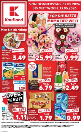 kaufland - Kaufland Prospekt nächste Woche – von Donnerstag 07.05.2026 bis Mittwoch 13.05.2026