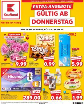 kaufland - Kaufland - Neckarsulm Prospekt nächste Woche – von Donnerstag 07.05.2026 bis Mittwoch 13.05.2026