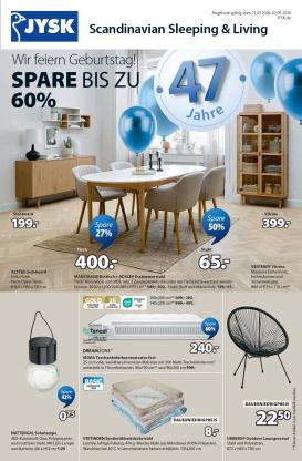 jysk - JYSK - Großartige Angebote 2 Prospekt – von Samstag 21.03.2026 bis Samstag 02.05.2026