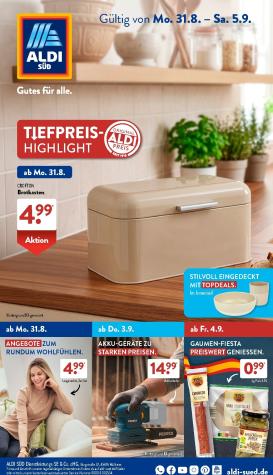 aldi - ALDI SÜD Prospekt nächste Woche – von Montag 31.08.2026 bis Samstag 05.09.2026
