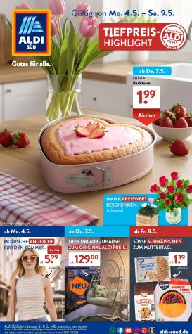 aldi - ALDI SÜD Prospekt nächste Woche – von Montag 04.05.2026 bis Samstag 09.05.2026