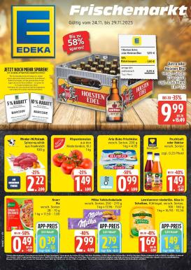 edeka - Edeka - Frischemarkt-Prospekt gültig vom 24.11. bis 29.11.