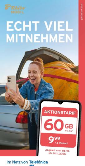 tchibo - Tchibo - Mobil Prospekt – von Montag 05.10.2026 bis Sonntag 01.11.2026