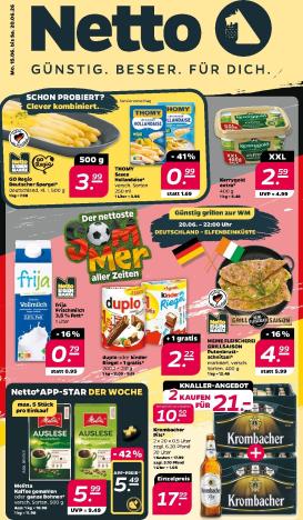 netto - Netto Prospekt nächste Woche – von Montag 15.06.2026 bis Samstag 20.06.2026