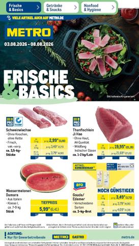 metro - Metro - Wochen Angebote Prospekt – von Montag 03.08.2026 bis Samstag 08.08.2026