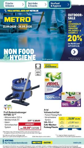 metro - Metro - NonFood Prospekt – von Montag 21.09.2026 bis Samstag 26.09.2026
