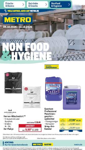 metro - Metro - NonFood Prospekt – von Montag 05.10.2026 bis Samstag 10.10.2026