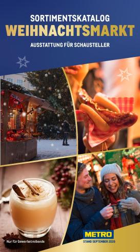 metro - Metro - Weihnachtsmarkt Prospekt – von Dienstag 01.09.2026 bis Donnerstag 31.12.2026