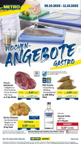 metro - Metro - Wochen-Angebote Gastro-Prospekt gültig vom 06.10. bis 11.10.