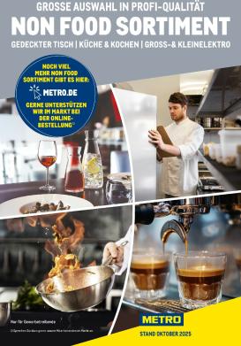 metro - Metro - Non Food Sortiment-Prospekt gültig vom 01.10. bis 31.10.