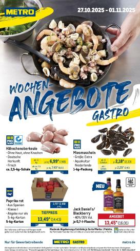 metro - Metro - Wochen-Angebote Gastro-Prospekt gültig vom 27.10. bis 01.11.