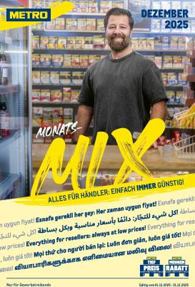 metro - Metro - Monats-Mix-Prospekt gültig vom 01.12. bis 31.12.