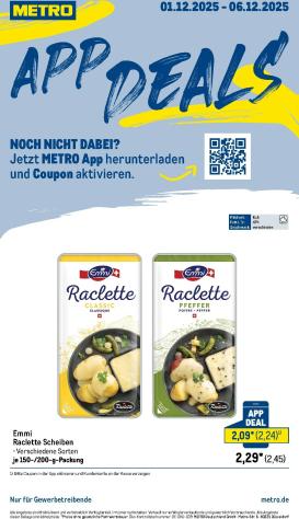 metro - Metro - App-Deals-Prospekt gültig vom 01.12. bis 06.12.