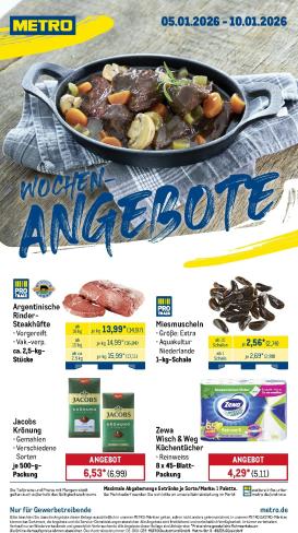 metro - Metro - Wochen-Angebote-Prospekt gültig vom 05.01. bis 10.01.