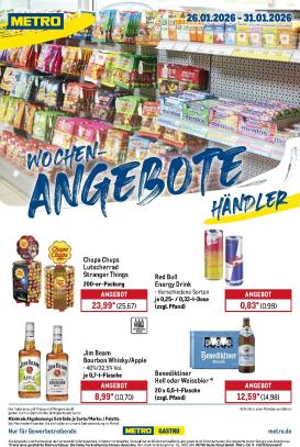 metro - Metro - Wochen-Angebote Händler-Prospekt gültig vom 26.01. bis 31.01.