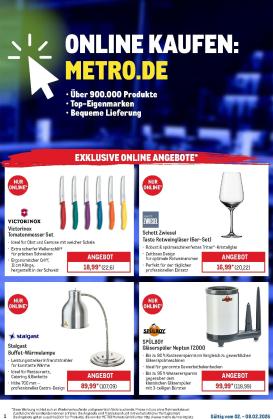 metro - Metro - Online: Wochen-Angebote-Prospekt gültig vom 02.02.2026 bis 08.02.2026