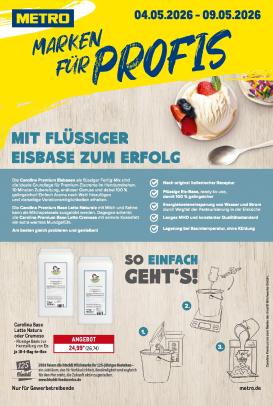 metro - Metro - Starke Marken Profis Prospekt nächste Woche – von Montag 04.05.2026 bis Samstag 09.05.2026
