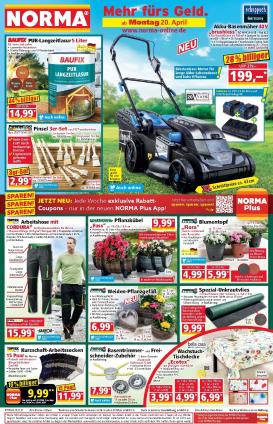 norma - Norma Prospekt nächste Woche – von Montag 20.04.2026 bis Samstag 25.04.2026