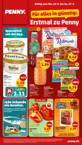 penny - PENNY-Prospekt gültig vom 22.09. bis 27.09.