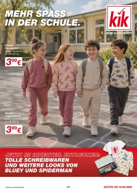 kik - KiK Prospekt nächste Woche – von Montag 10.08.2026 bis Montag 31.08.2026