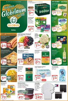 globus - Globus - Zwickau Prospekt nächste Woche – von Montag 28.09.2026 bis Freitag 02.10.2026