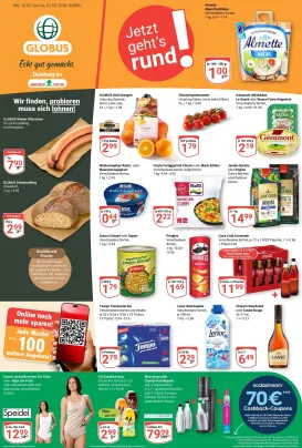 globus - Globus - Duisburg im Mercator Center-Prospekt gültig vom 16.02.2026 bis 21.02.2026