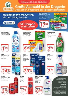 globus - GLOBUS - Drogerie-Prospekt gültig vom 09.03.2026 bis 21.03.2026