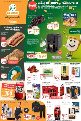 globus - Globus - Mittelhausen + Linderbach-Prospekt gültig vom 09.03.2026 bis 14.03.2026