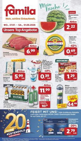 famila-nordwest - Famila Nordwest Prospekt nächste Woche – von Montag 27.07.2026 bis Samstag 01.08.2026