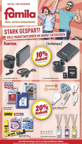 famila-nordwest - Famila Nordwest Prospekt nächste Woche – von Montag 17.08.2026 bis Samstag 22.08.2026