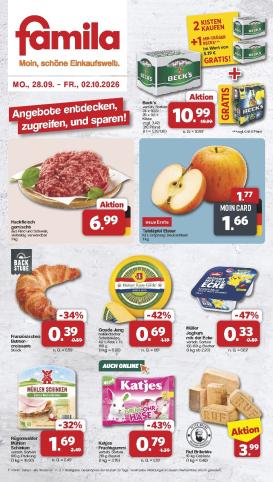 famila-nordwest - Famila Nordwest Prospekt nächste Woche – von Montag 28.09.2026 bis Freitag 02.10.2026