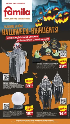 famila-nordwest - Famila Nordwest - Nonfood Prospekt – von Montag 05.10.2026 bis Samstag 10.10.2026