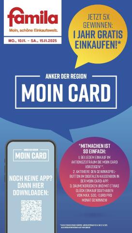 famila-nordwest - Famila Nordwest - Moin Card-Prospekt gültig vom 10.11. bis 15.11.