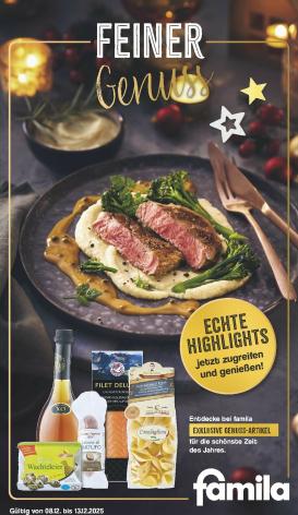 famila-nordwest - Famila Nordwest - Feiner Genuss-Prospekt gültig vom 08.12. bis 13.12.