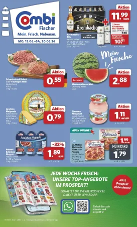 combi - Combi - Fischer Prospekt – von Montag 15.06.2026 bis Samstag 20.06.2026