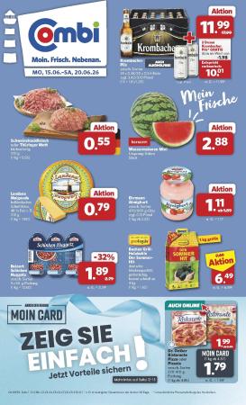 combi - Combi Prospekt – von Montag 15.06.2026 bis Samstag 20.06.2026