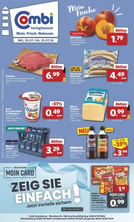 combi - Combi - Isringhausen Prospekt – von Montag 20.07.2026 bis Samstag 25.07.2026
