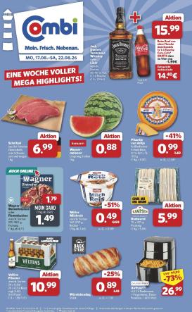 combi - Combi Prospekt nächste Woche – von Montag 17.08.2026 bis Samstag 22.08.2026