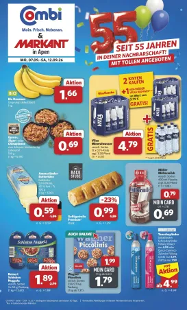 combi - Combi - Apen Prospekt – von Montag 07.09.2026 bis Samstag 12.09.2026