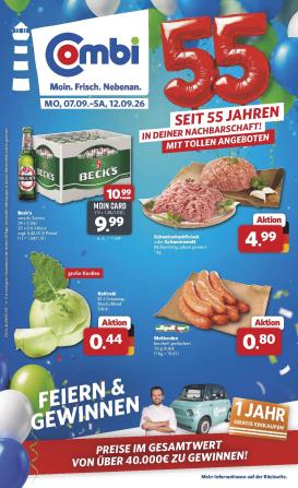 combi - Combi - Jubiläum Prospekt – von Montag 07.09.2026 bis Samstag 12.09.2026
